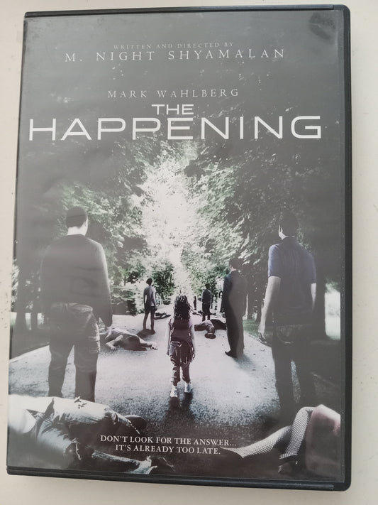 The Happening, DVD Movie, Mark Wahlberg Widescreen, Rated R, USED