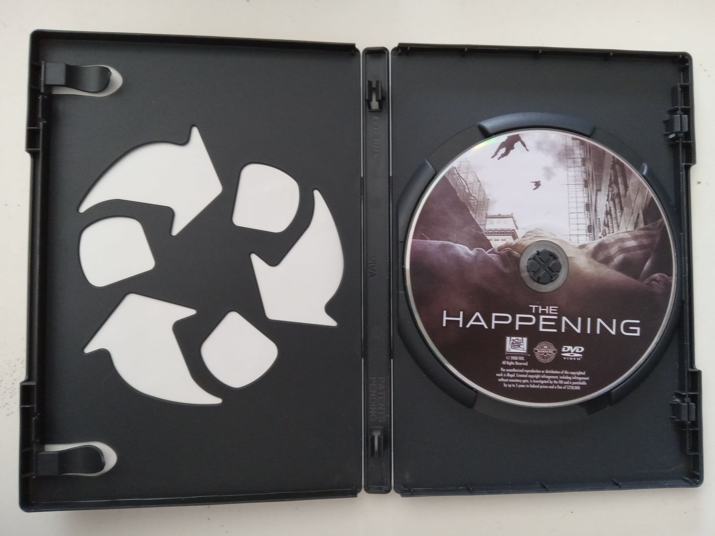 The Happening, DVD Movie, Mark Wahlberg Widescreen, Rated R, USED