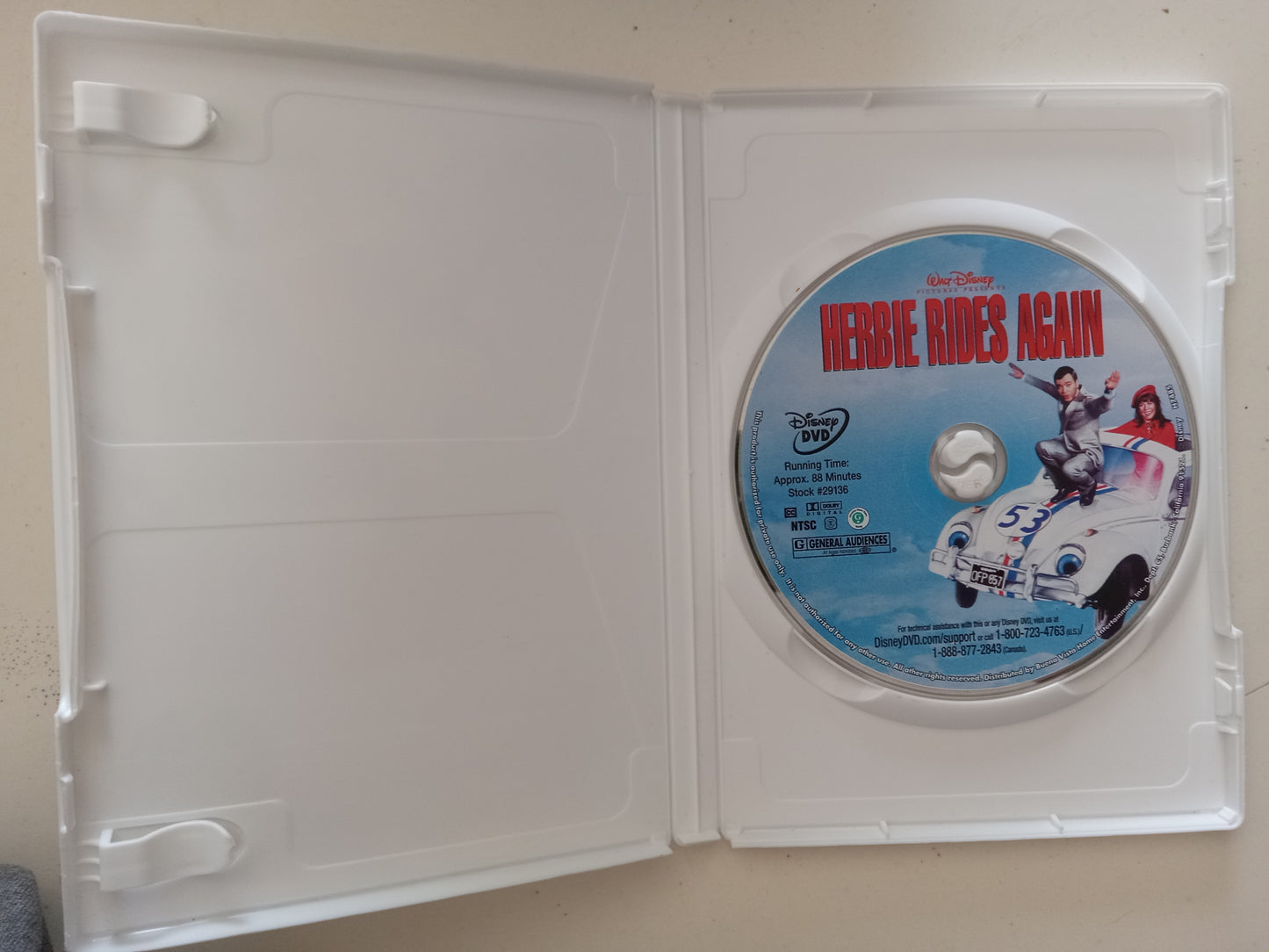 Herbie Rides Again, DVD Movie, Widescreen, Rated G, USED