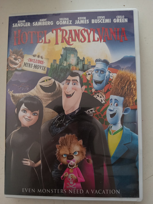 Hotel Transylvania, DVD Movie, Widescreen, Rated PG, USED