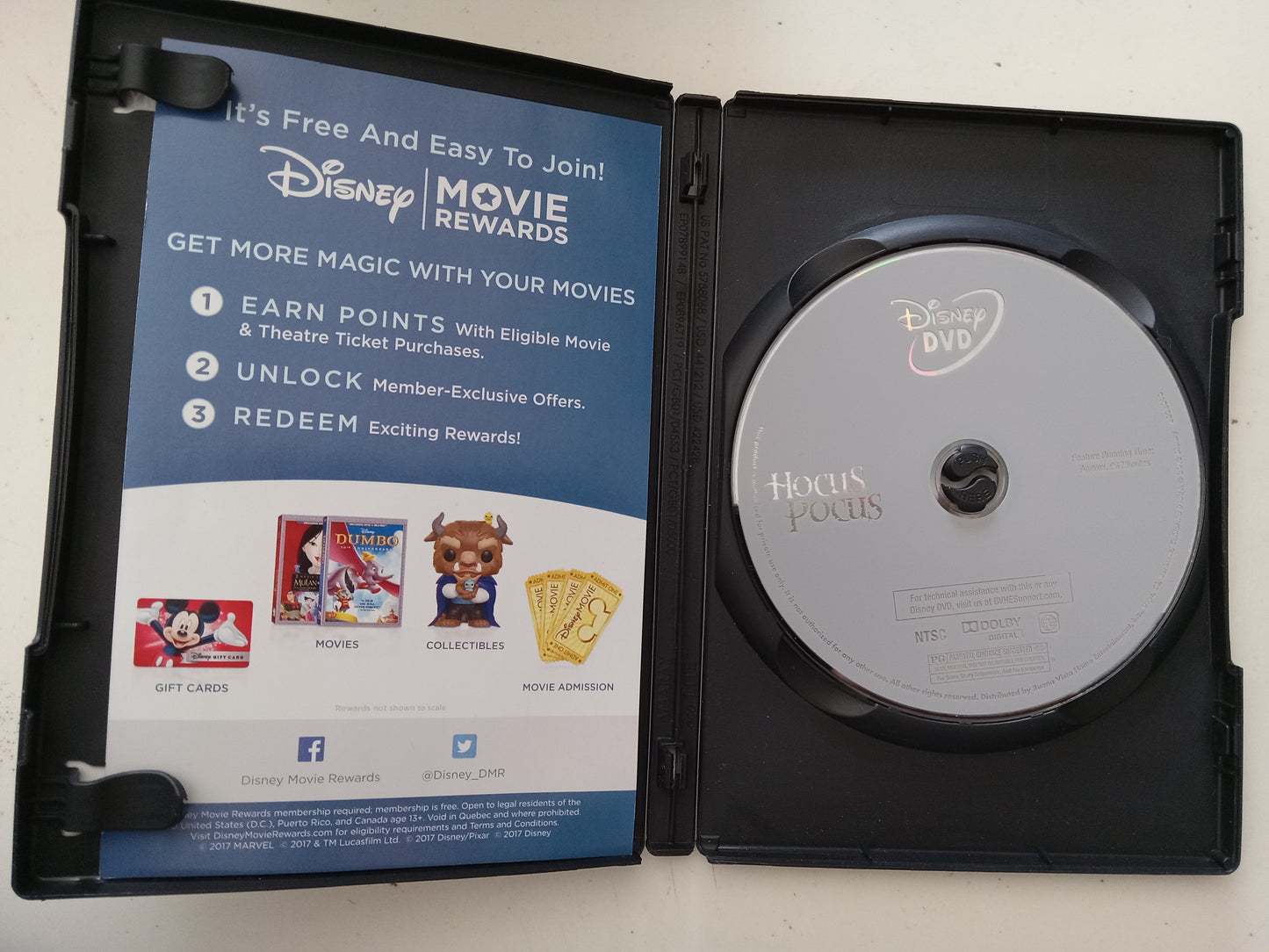 Hocus Pocus, DVD Movie, Widescreen, Rated PG, USED