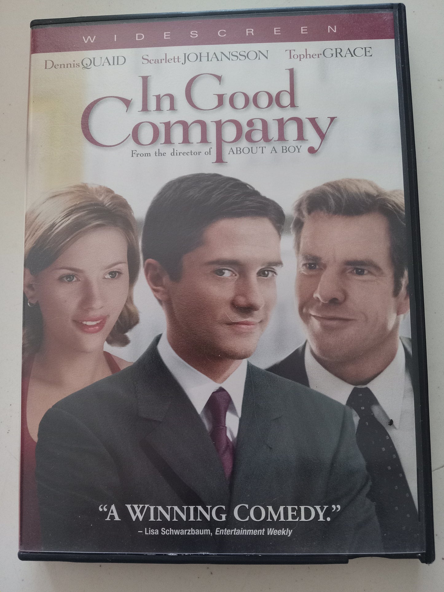 In Good Company, DVD Movie, Dennis Quaid Widescreen, Rated PG-13, USED