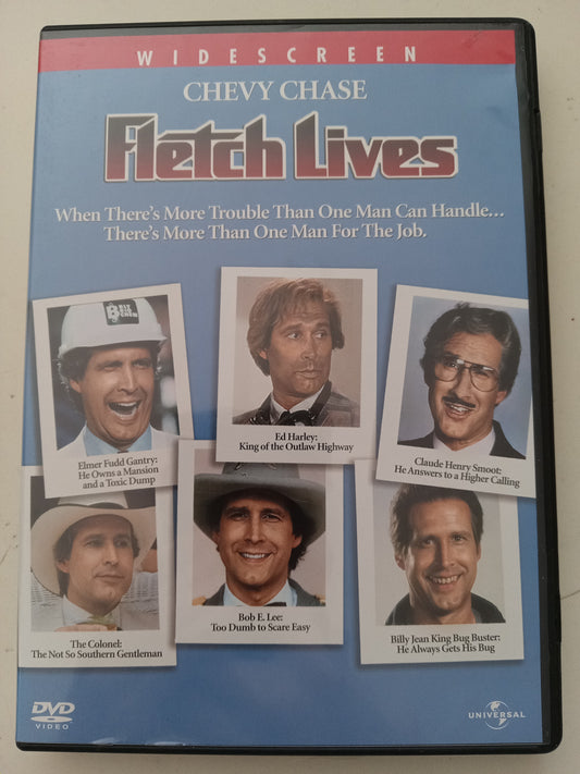 Fletch Lives, DVD Movie, Chevy Chase Widescreen, Rated PG, USED