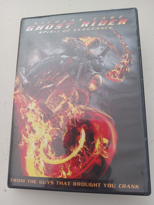 Ghost Rider Spirit Of Vengeance, DVD Movie, Fullscreen, Rated PG-13, USED