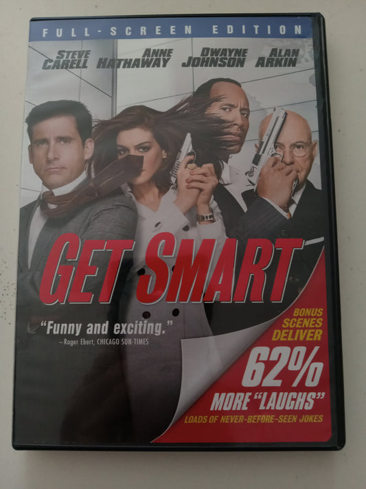 Get Smart, DVD Movie, Steve Carell Fullscreen/Widescreen, Rated PG-13, USED