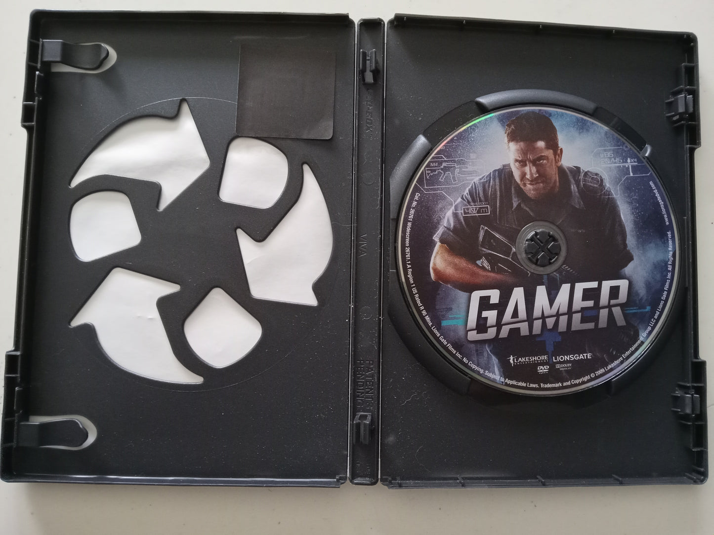 Gamer, DVD Movie, Gerard Butler Widescreen, Rated R, USED