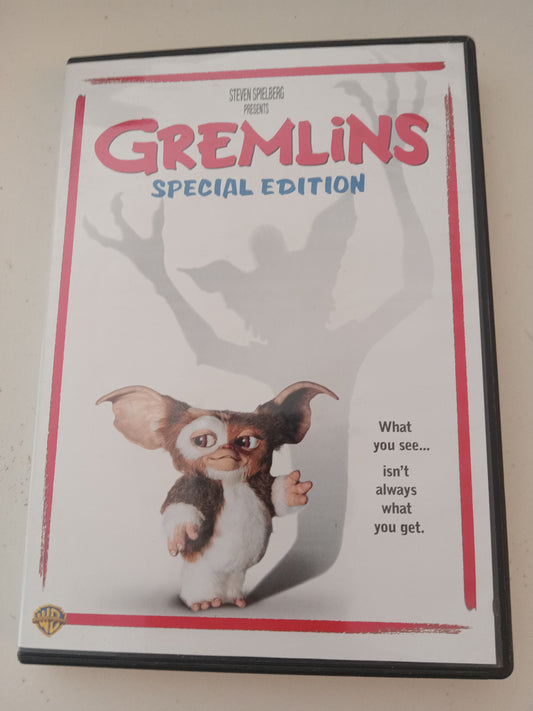Gremlins, DVD Movie, Steven Spielberg Widescreen, Rated PG, USED