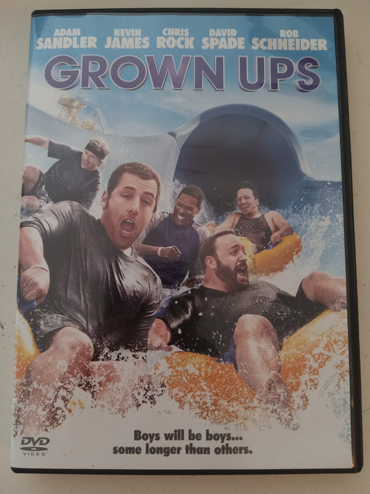 Grown Ups, DVD Movie, Adam Sandler Widescreen, Rated PG-13, USED