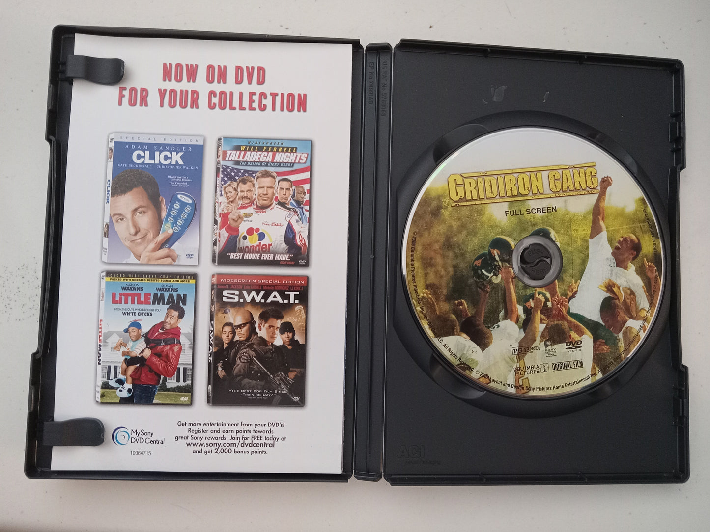 Gridiron Gang, DVD Movie, Dwayne Johnson Fullscreen, Rated PG-13, USED