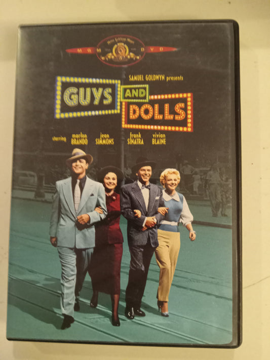 Guys And Dolls, DVD Movie, Frank Sinatra Widescreen, Not Rated, USED