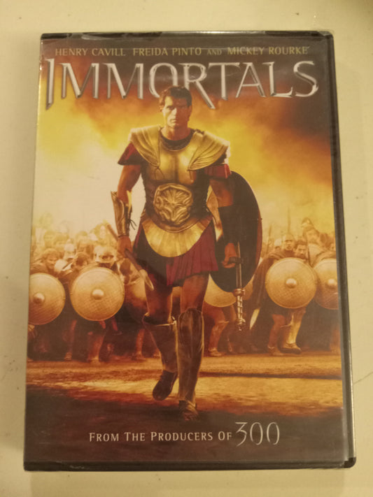 Immortals, DVD Movie, Henry Cavill Widescreen, Not Rated, NEW