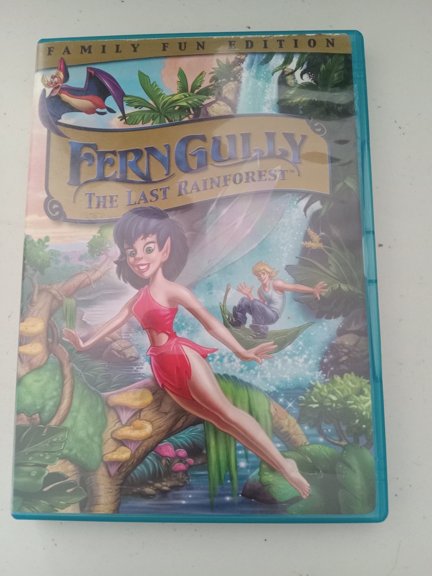 Fern Gully The Last Rainforest, Youngheart Animation 2 Disks, DVD Movie, Fullscreen, Widescreen, Rated G, USED