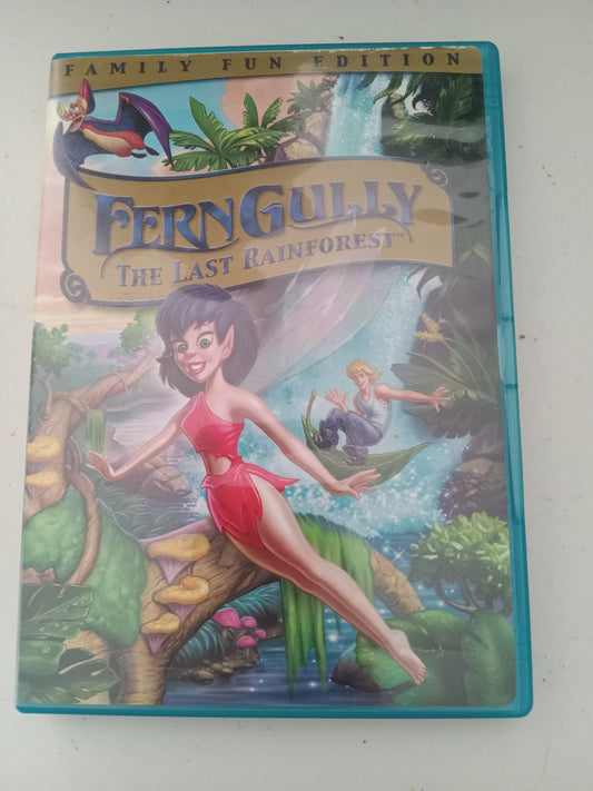 Fern Gully The Last Rainforest, Youngheart Animation 2 Disks, DVD Movie, Fullscreen, Widescreen, Rated G, USED
