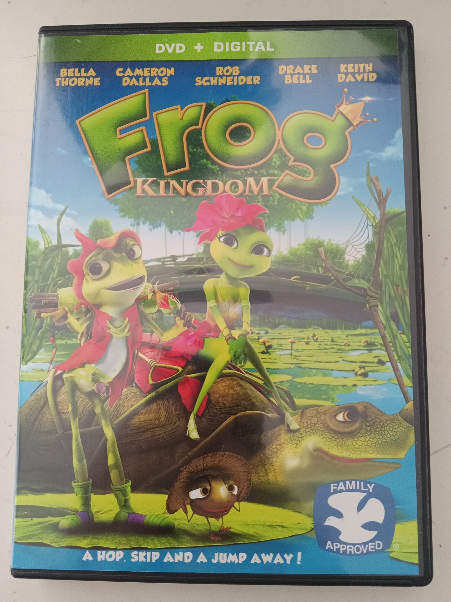 Frog Kingdom, Grindstone Animation DVD Movie, Rob Schneider Widescreen, Rated PG, USED