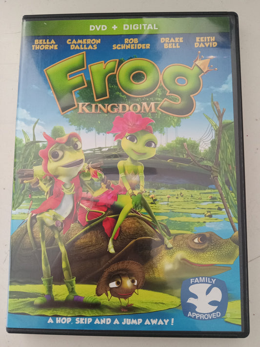 Frog Kingdom, Grindstone Animation DVD Movie, Rob Schneider Widescreen, Rated PG, USED