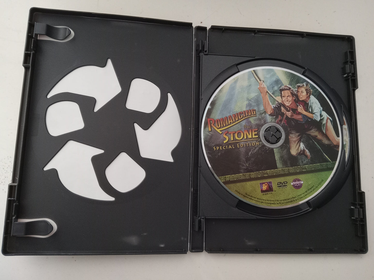 Romancing The Stone, The Jewel Of The Nile, 2 Disks, 2 DVD Movies, Michael Douglas Widescreen, Rated PG, USED