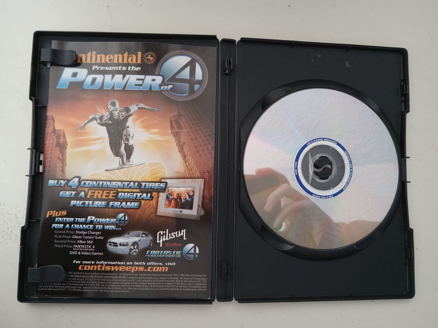 Fantastic 4 Rise Of The Silver Surfer, DVD Movie, Chris Evans Fullscreen, Widescreen, Rated PG, USED