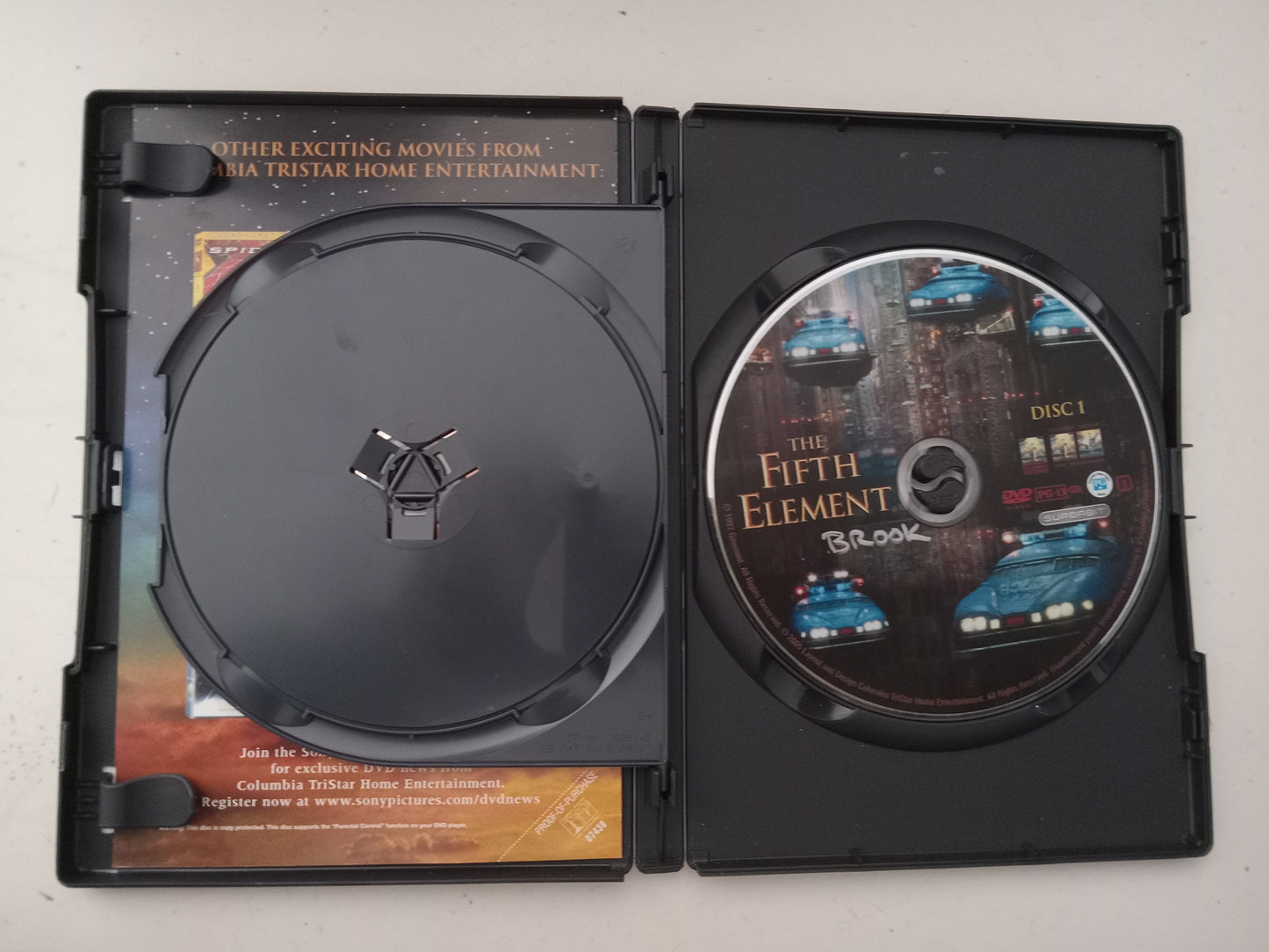 The Fifth Element, 2 Discs, DVD Movie, Bruce Willis Widescreen, Rated PG-13, USED