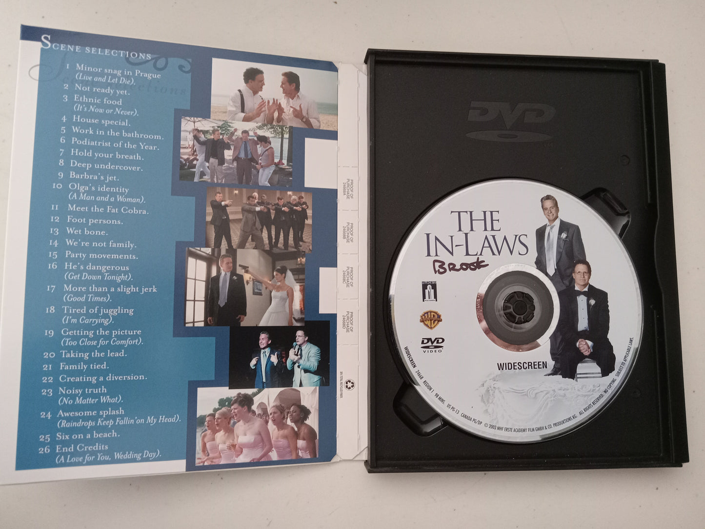 The In-Laws, DVD Movie, Michael Douglas Widescreen, Rated PG-13, USED