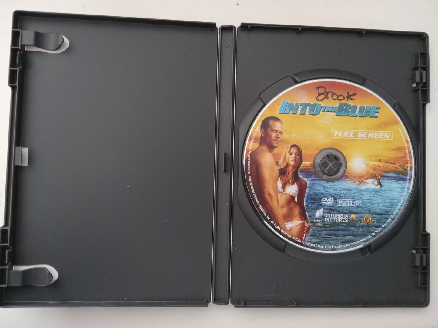 Into The Blue, DVD Movie, Paul Walker Fullscreen/Widescreen, Rated PG-13, USED