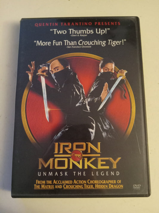 Iron Monkey, Unmask The Legend DVD Movie, Widescreen, Rated PG-13, USED
