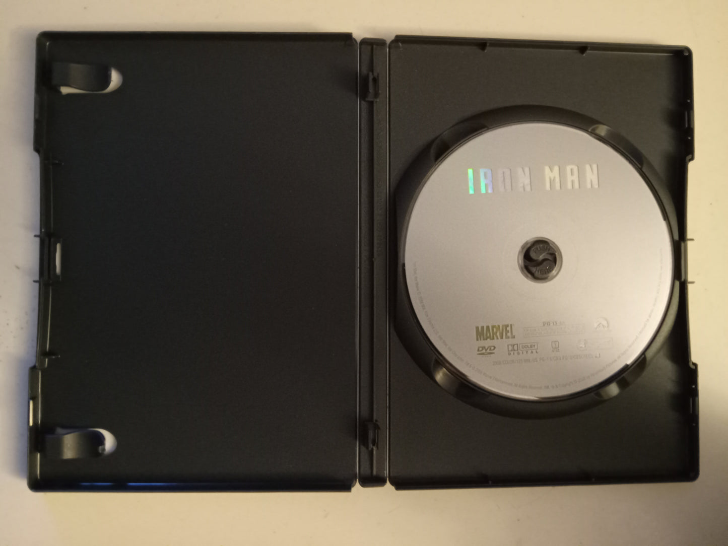 Iron Man (1), DVD Movie, Robert Downey Jr Widescreen, Rated PG-13, USED