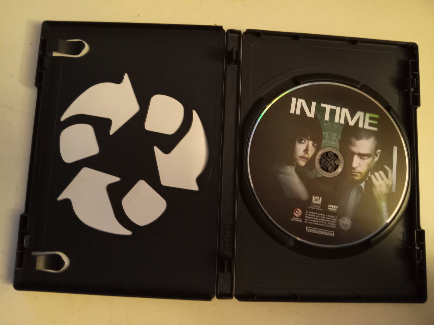 In Time, DVD Movie, Justin Timberlake Widescreen, Rated PG-13, USED