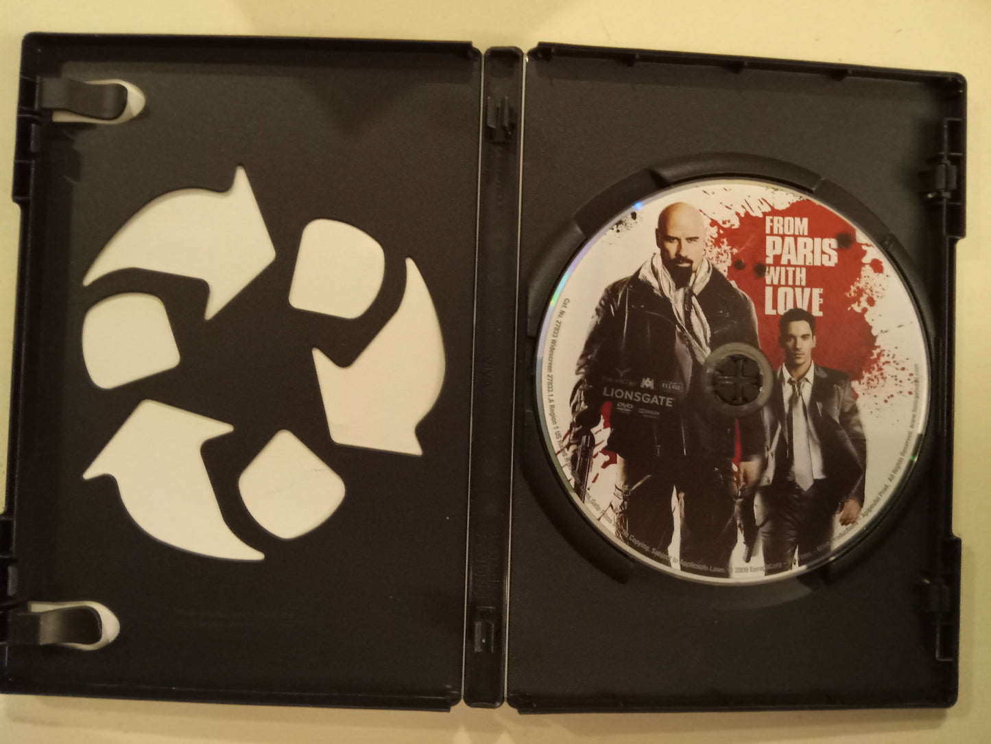 From Paris With Love, DVD Movie, John Travolta Widescreen, Rated R, USED