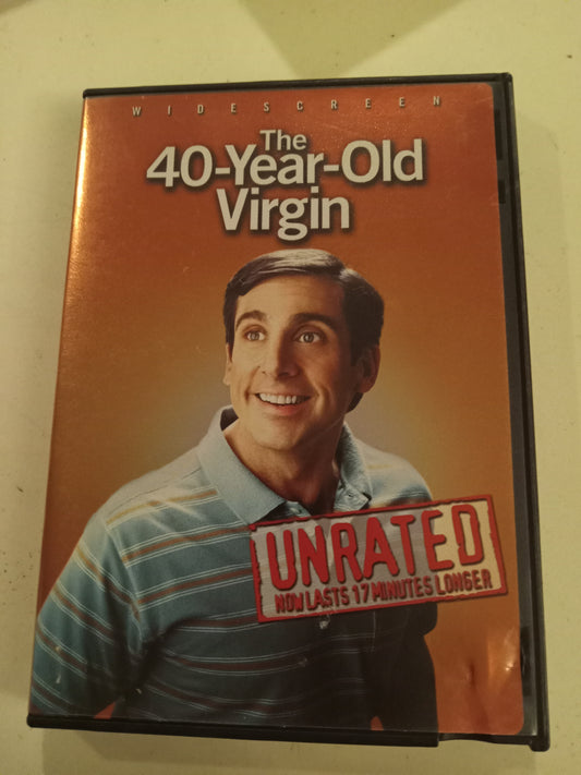 The 40-Year-Old Virgin, DVD Movie, Steve Carell Fullscreen/Widescreen, Not Rated/R, USED