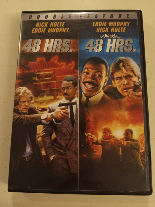 48 Hours & Another 48 Hours, Double Feature, 2 DVD Movies, Eddie Murphy Widescreen, Rated R, USED