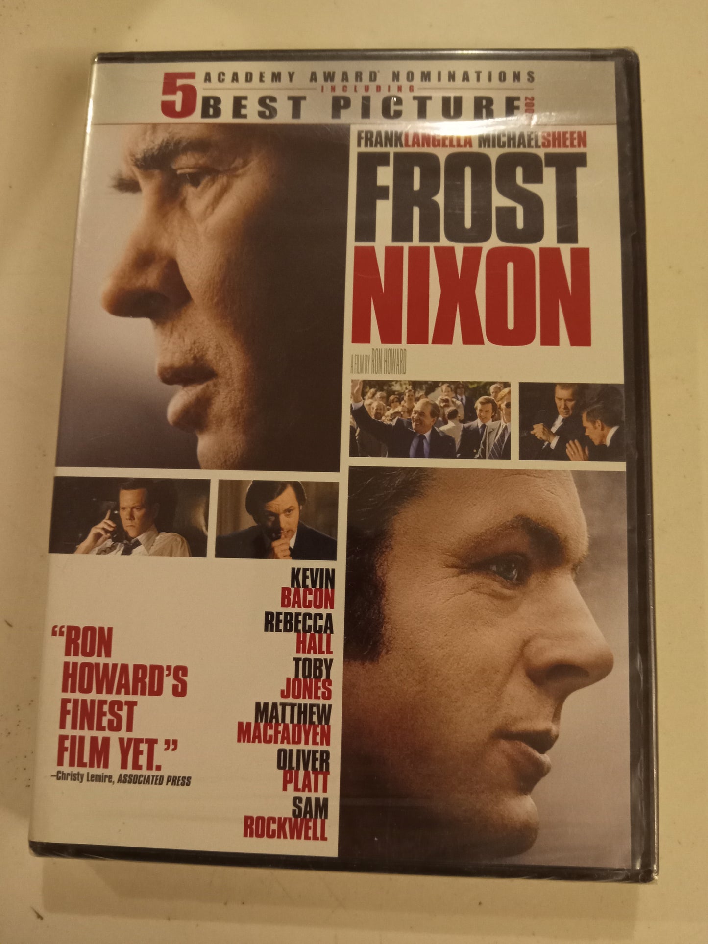 Frost Nixon, DVD Movie, Frank Langella Widescreen, Rated PG-13, NEW