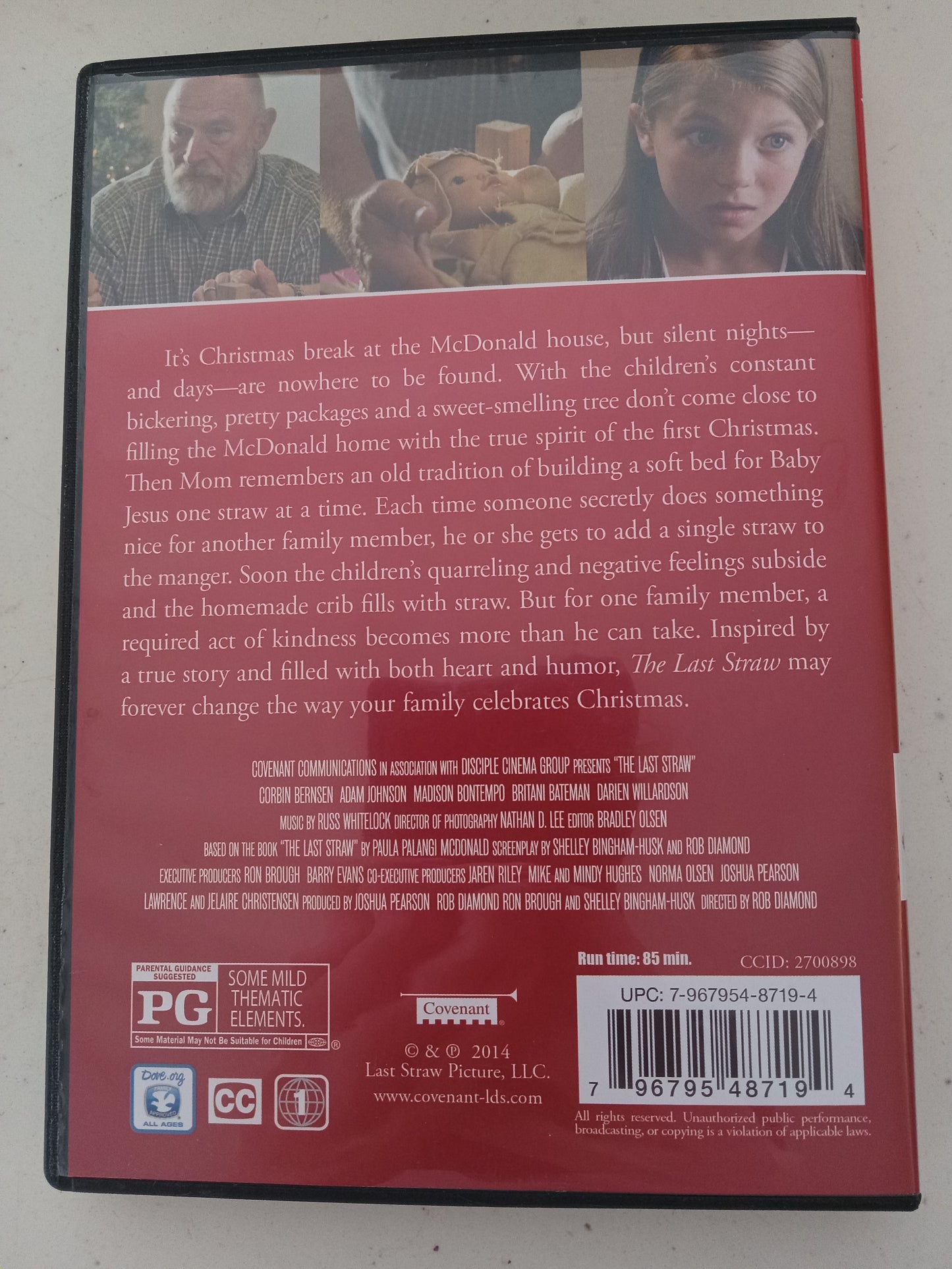 The Last Straw, DVD Movie, Corbin Bernsen Fullscreen, Rated PG, USED