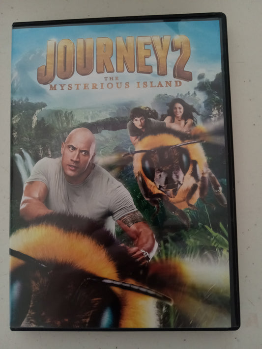 Journey 2 The Mysterious Island, DVD Movie, Dwayne Johnson Widescreen, Rated PG, USED