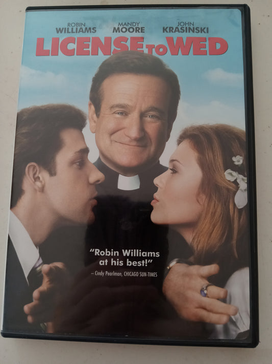 License To Wed, DVD Movie, Robin Williams Widescreen, Rated PG-13, USED
