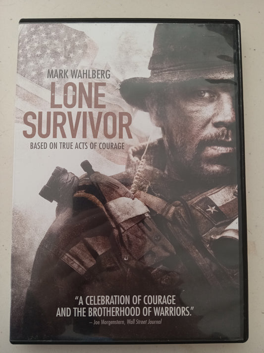 Lone Survivor, DVD Movie, Mark Wahlberg Widescreen, Rated R, USED