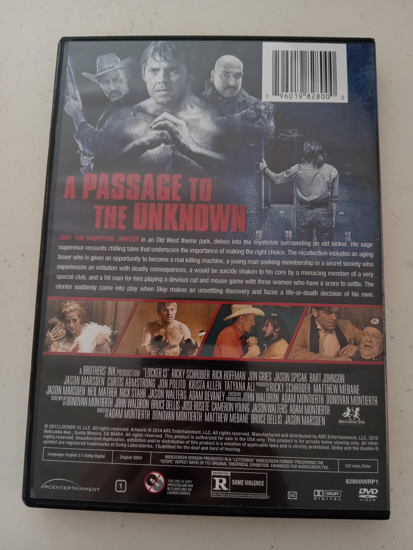 Locker 13, DVD Movie, Ricky Schroder Widescreen, Rated R, USED