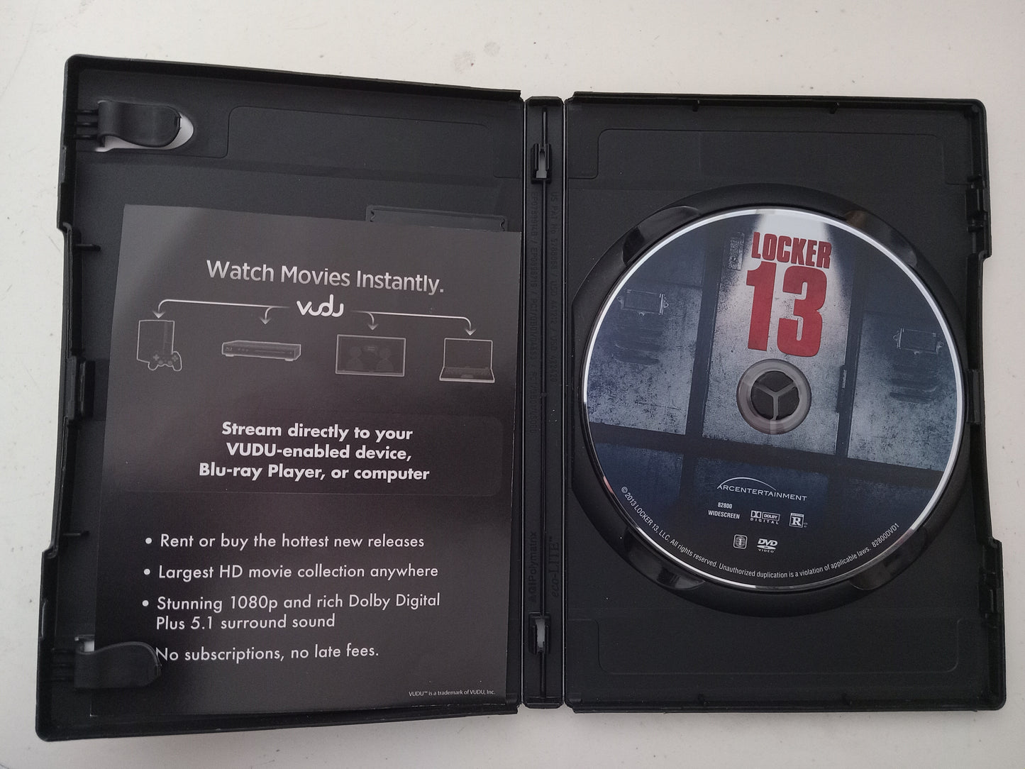 Locker 13, DVD Movie, Ricky Schroder Widescreen, Rated R, USED