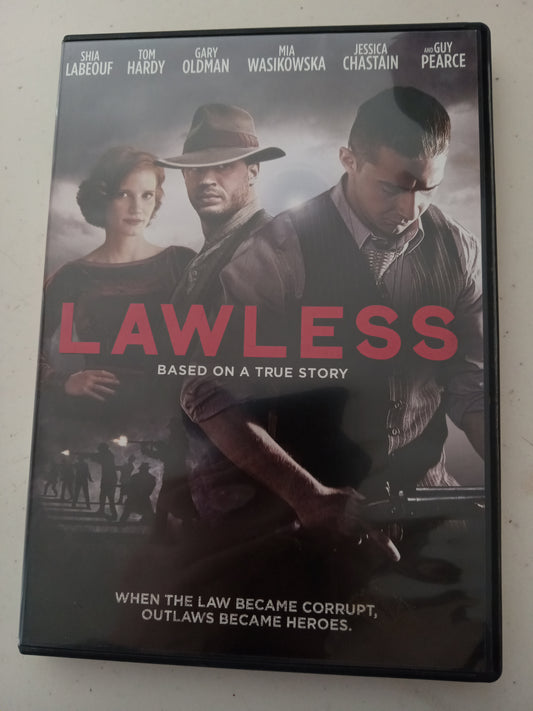 Lawless, DVD Movie, Shia Labeouf Widescreen, Rated R, USED