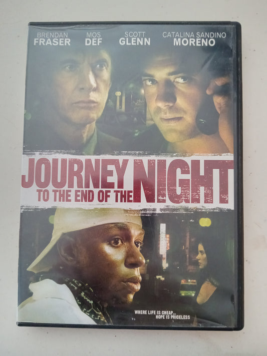Journey To The End Of The Night, DVD Movie, Brendan Fraser Widescreen, Rated R, USED
