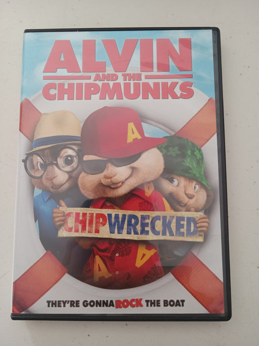 Alvin And The Chipmunks Chip Wrecked, DVD Movie, Widescreen, Rated G, USED