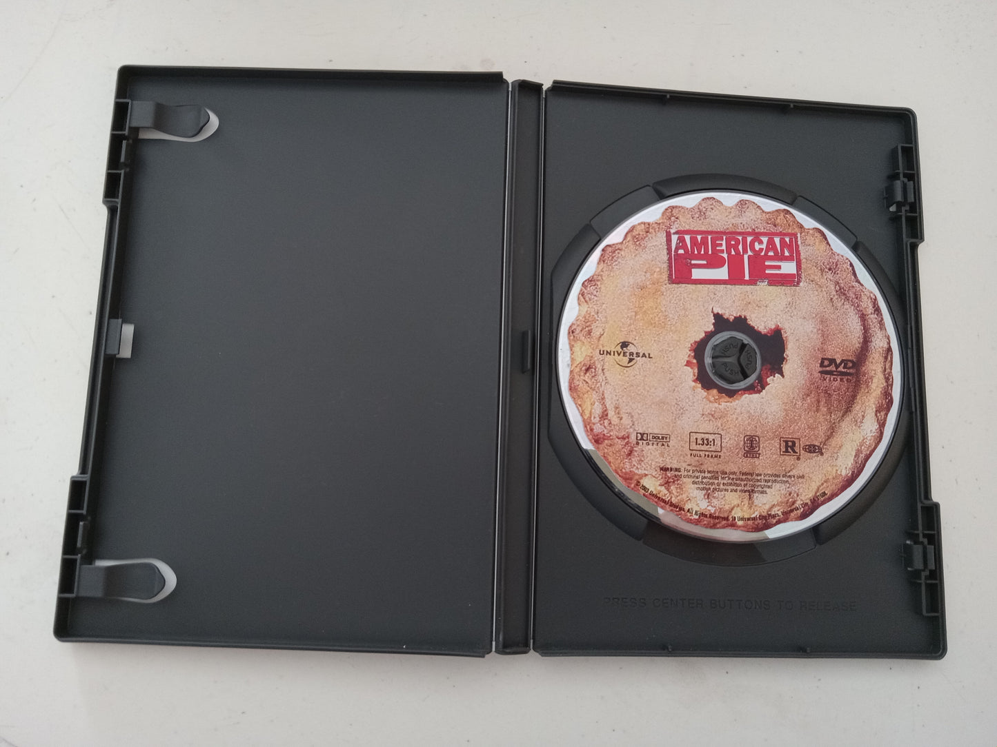 American Pie, DVD Movie, Jason Biggs Fullscreen, Rated R, USED