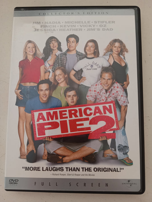 American Pie 2, Collector's Ed. DVD Movie, Jason Biggs Fullscreen/Widescreen, Rated R, USED