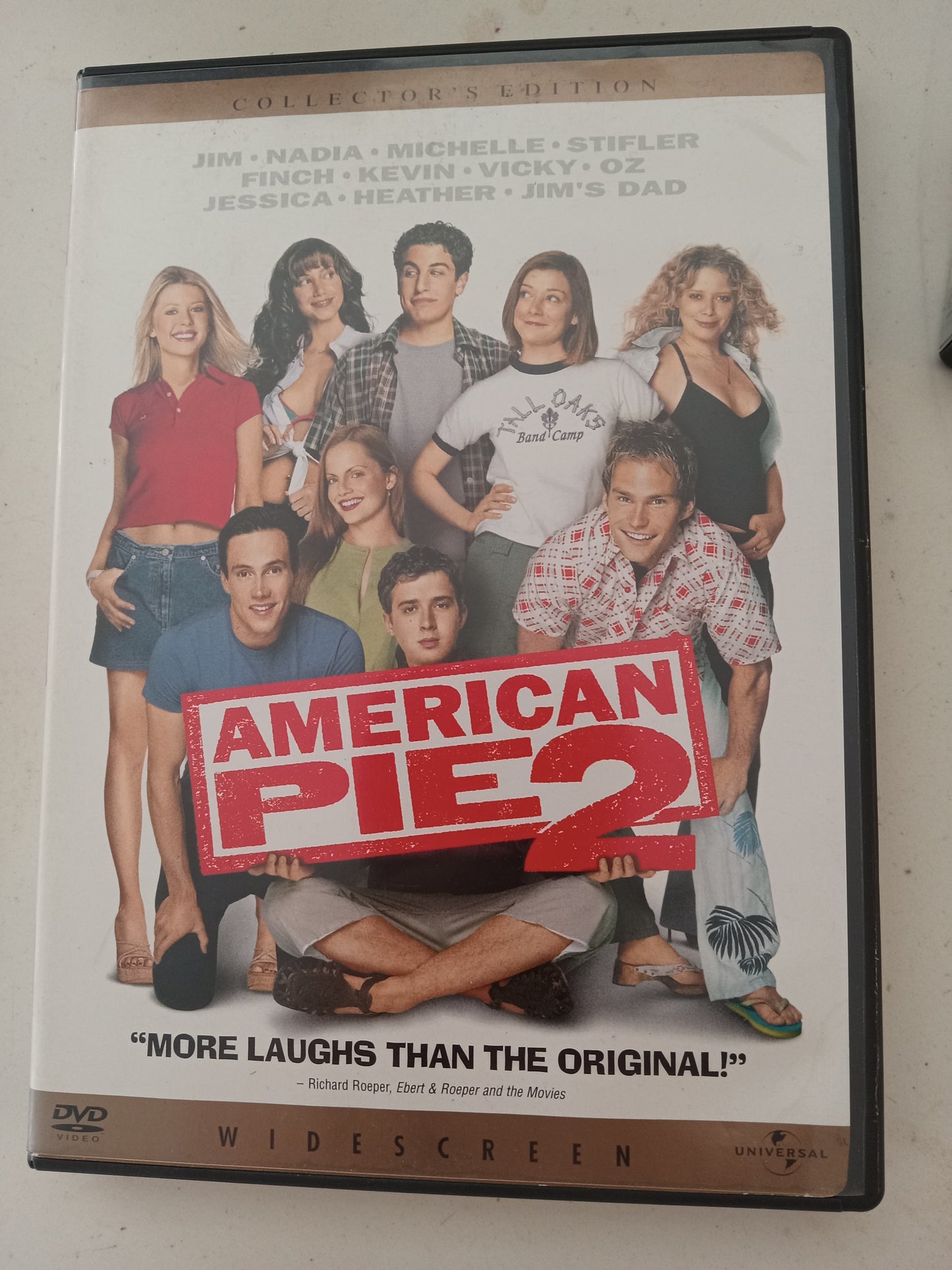American Pie 2, Collector's Ed. DVD Movie, Jason Biggs Fullscreen/Widescreen, Rated R, USED