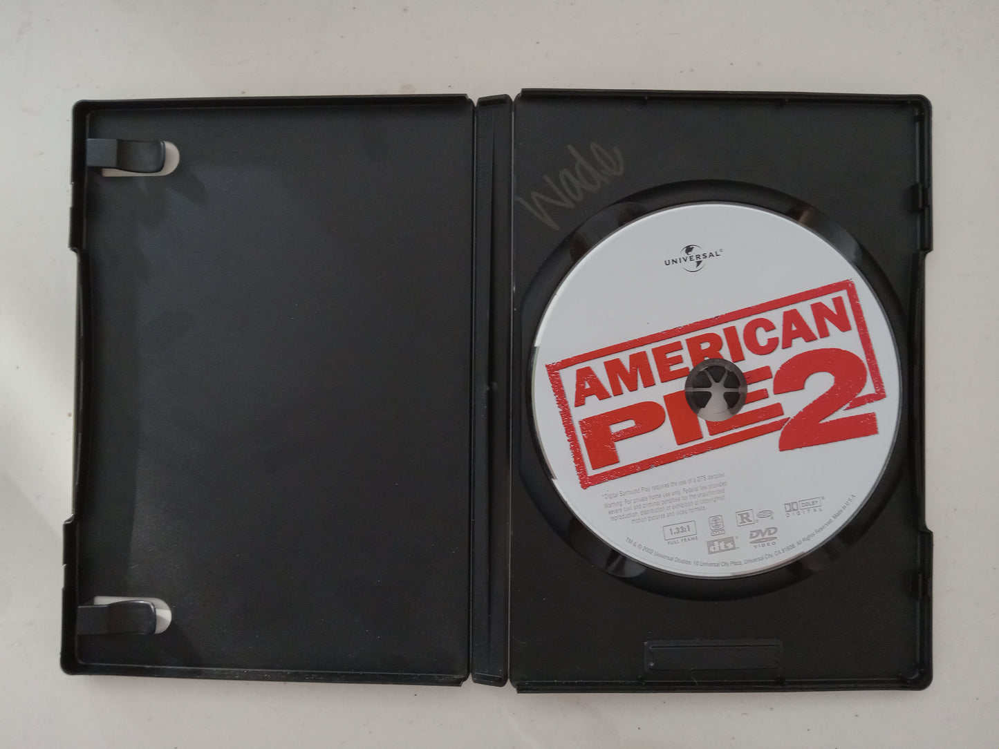 American Pie 2, Collector's Ed. DVD Movie, Jason Biggs Fullscreen/Widescreen, Rated R, USED