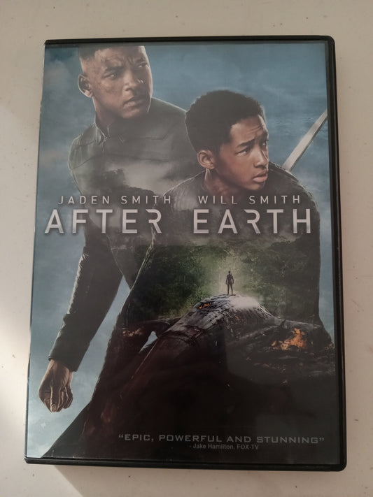 After Earth, DVD Movie, Will Smith Widescreen, Rated PG-13, USED