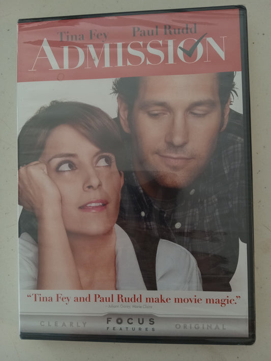 Admission, DVD Movie, Tina Fey Widescreen, Rated PG-13, NEW/USED