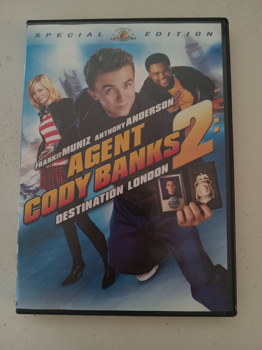 Agent Cody Banks 2 Destination London, DVD Movie, Fullscreen, Widescreen, Rated PG, USED