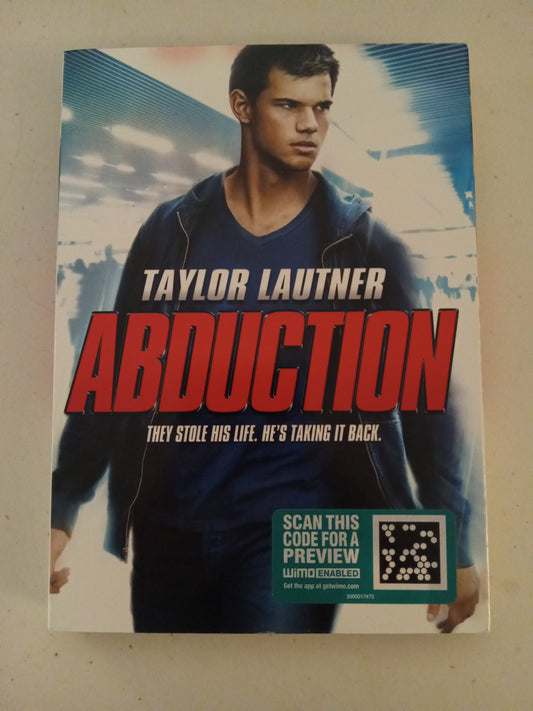 Abduction, DVD Movie, Taylor Lautner Widescreen, Rated PG-13, USED