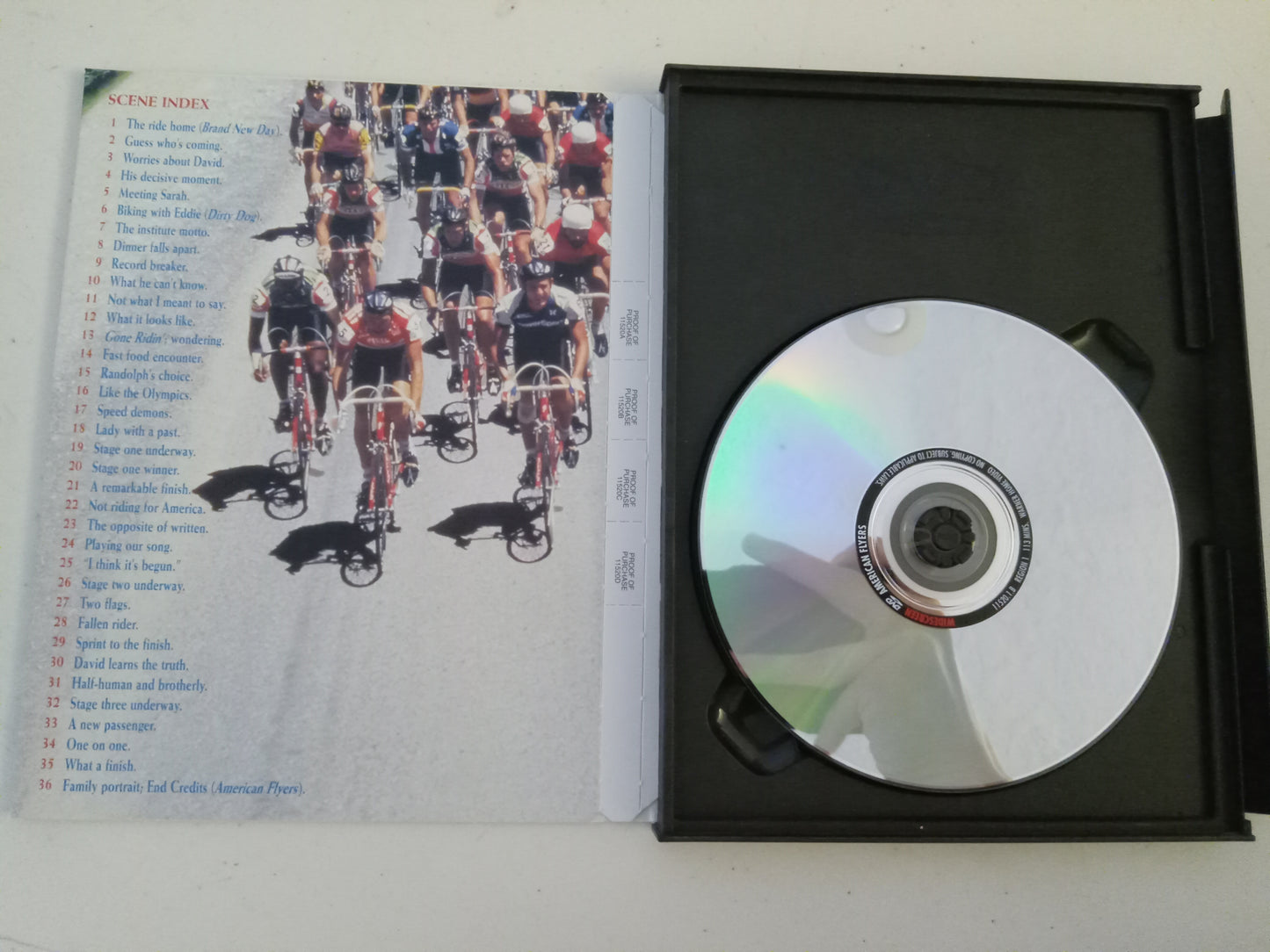 American Flyers, DVD Movie, Kevin Costner Widescreen, Rated PG-13, USED