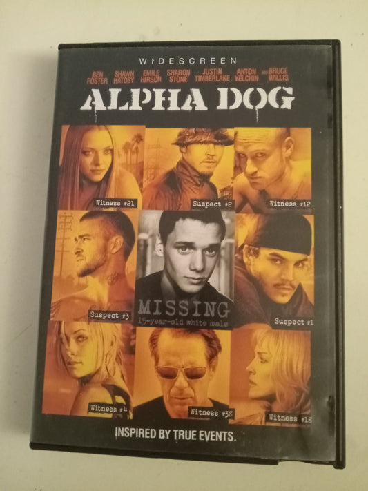 Alpha Dog, DVD Movie, Justin Timberlake Widescreen, Rated R, USED